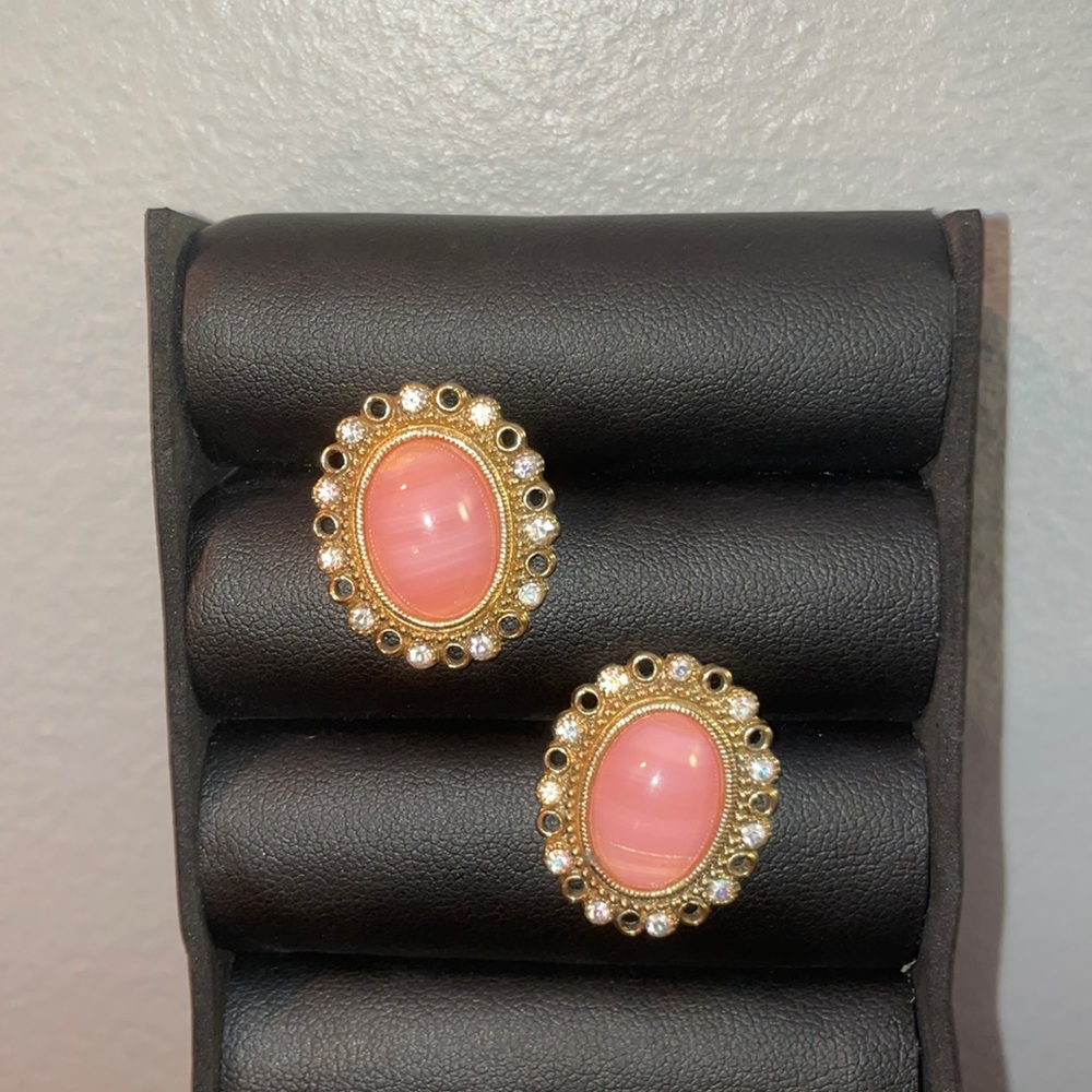 pretty pink studs